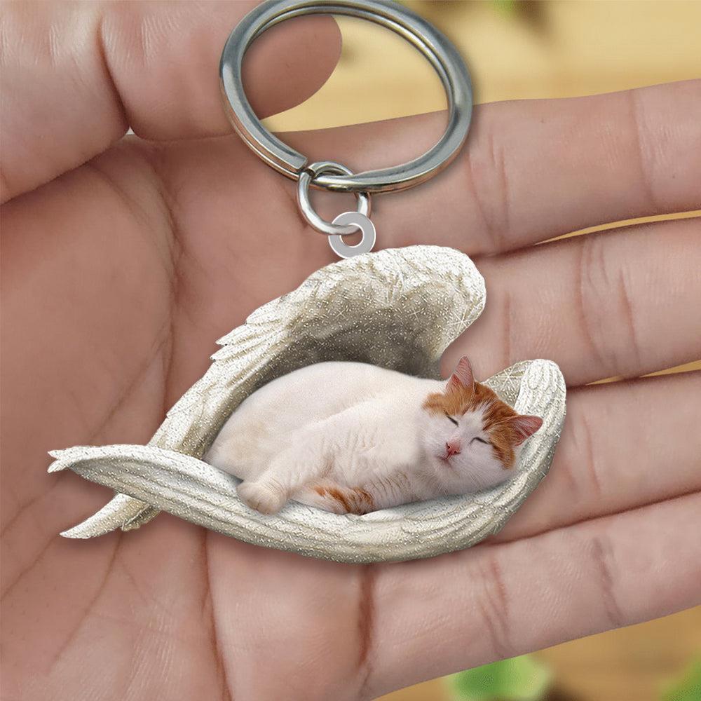 New Unique Dogs And Cats Sleeping Angel Pendant Car Key Ring 07f1a8ab 0889 4b66 9282 b95d89e96257