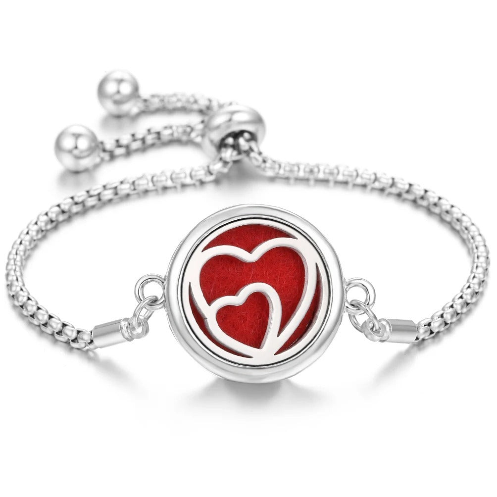 Lucky Tree Aromatherapy Oil Stainless Steel Alloy Bracelet 080e13c3 64e8 40b0 901e 8345b37a07a6