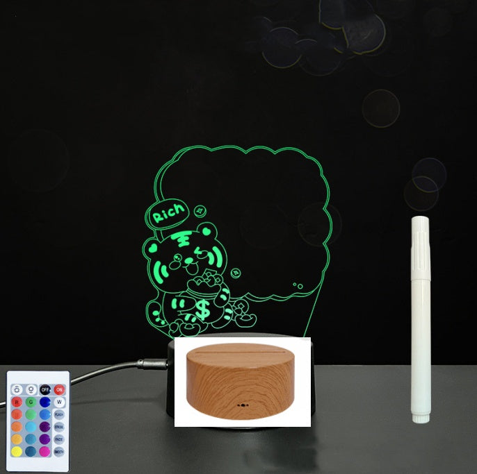 3D Acrylic Board Handwriting Message Board LED Light - HD Wireless Product #63
