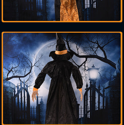 Halloween Voice-activated Horror Electric Witch Toy Ghost Festival Bar Outdoor Decorations Arrangement Props 081f1262 db5d 44
