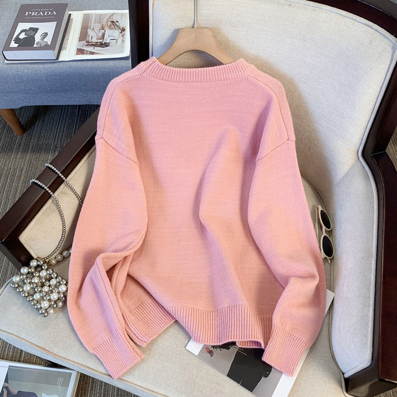 Super Nice White Soft Sticky Thick Sweater