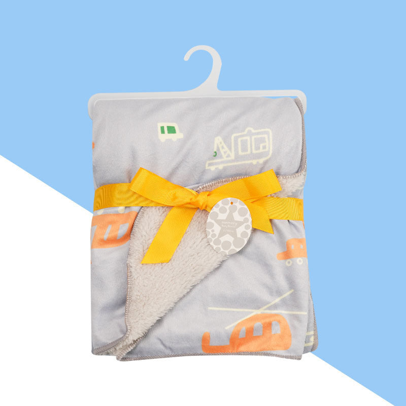 Babies' Woolen Blanket Baby Double Layer Super Soft Plush Blanket 08440f66 2e6a 4690 84f7 d813bbc724ea