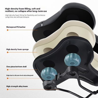West Rider Bike High Elastic Sponge Saddle Comfortable Bicycle Cycling Fixture 08485061 368f 4b0c a014 94cadfb78996