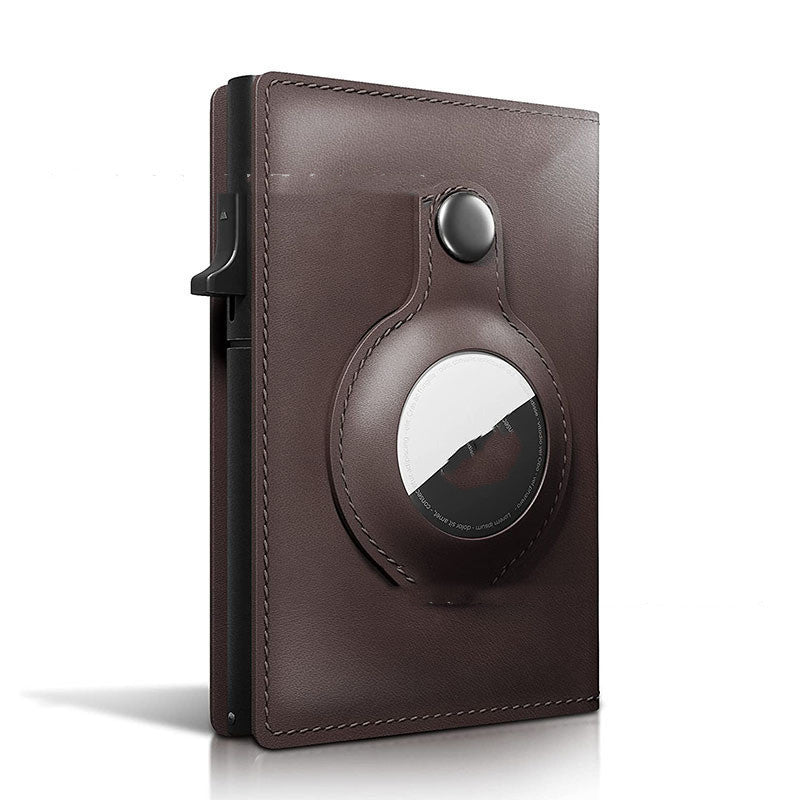 Leather Protective Case Card Holder Aluminum Alloy Crazy Horse 08577904 4bef 47bb b88d df599d6cbb04