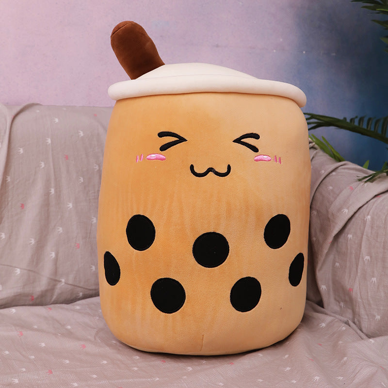 Fruit Milky Tea Cup Pillow Plush Toy Leather Phone Case 085a0599 3997 4cc7 b109 bbf2dc79e5a9