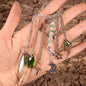 Natural Crystal Gravel Silver Ear Hook Handmade Earrings 086d5f12 48fe 4bfe a988 97303cd621bc