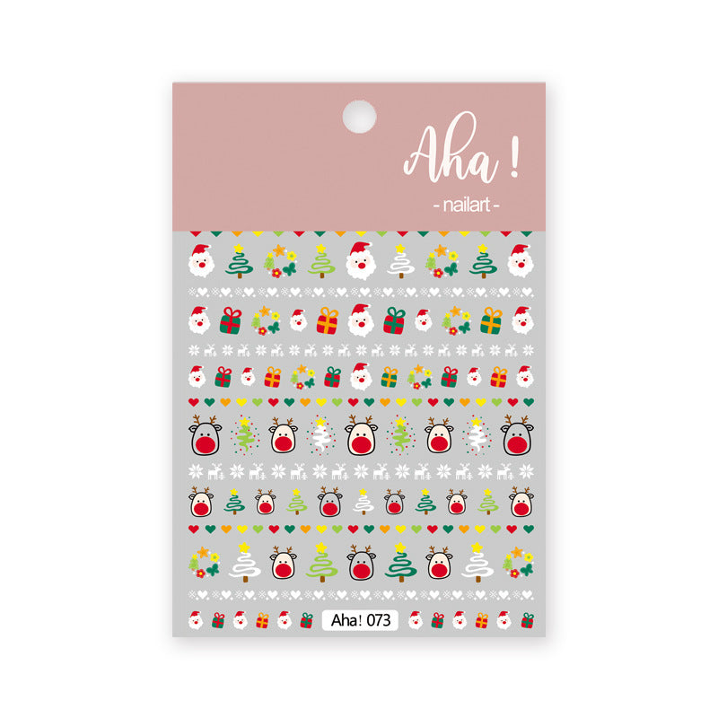 Nail Art Sticker Santa Claus Cartoon 086e9e78 f648 48b2 ba80 1bd7bbdeb81e