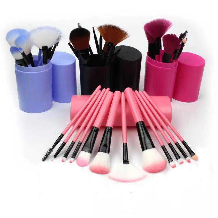 12pcs Makeup Brush Set Blush Eyeshadow Eyelash Highlighter Makeup Brush - HD Wireless Product #2