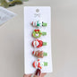 Christmas Hair Accessories Little Girl Christmas Tree Elk Barrettes 0884e75f 5a16 4c45 8d79 0c6bf05dc986