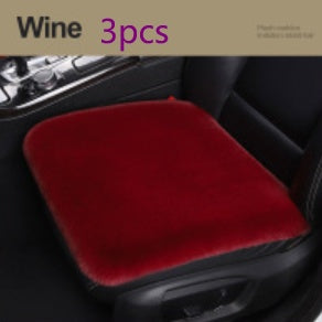 Car Seat Winter Plush Single Seat Square Cushion 0896fa54 bea9 4b15 9794 306accfbd7af