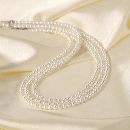 Fashionable And Trendy Men's Pearl Necklace 4mm 08b29ab5 71c9 436b 984a a1ab0317e9c6