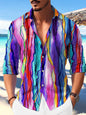 Color Matching Bamboo Linen Printed Men's Shirt 08ba1bd6 b42c 4480 a244 60086fe93d4e