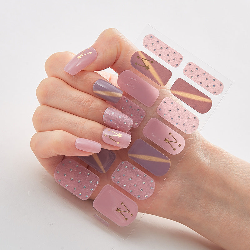 3d Laser Bronzing Craft Nail Applique Nail Sticker - HD Wireless Product #15