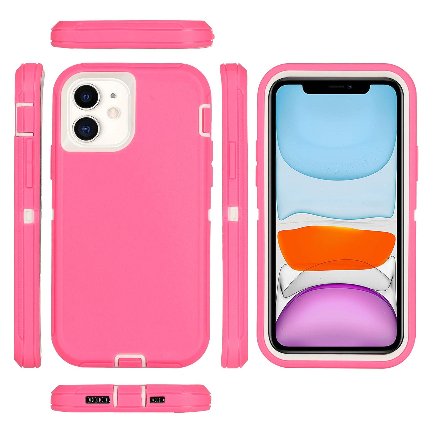 All-inclusive Drop-resistant Three-in-one Hard Case Phone Case - 图片 6