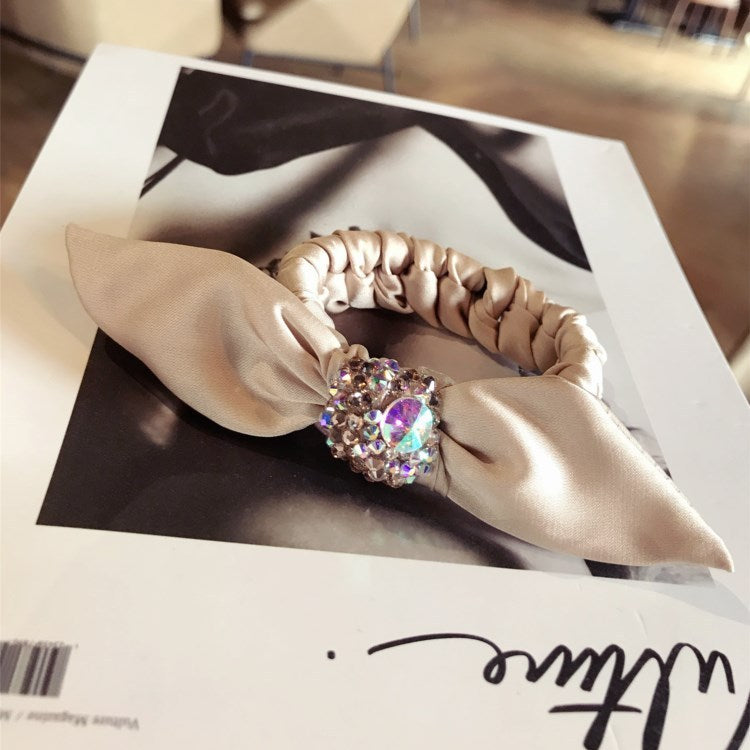 Rhinestone-Encrusted Super Bow Hair Rope 08efd398 c5a4 473e 869d 14de1fd570e4