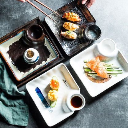 Japanese Creative Ceramic Dumpling Special Plate Comes With Vinegar Plate 09000093 3ce6 465f b6ed f9845c545c3a