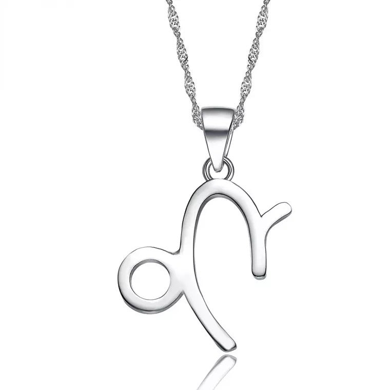 S925 Sterling Silver Twelve Constellation Pendant Fashion Simple 0903595a aa1b 46fc 8fb9 dc865557d228