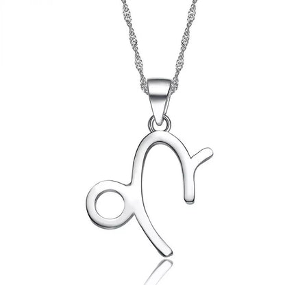 S925 Sterling Silver Twelve Constellation Pendant Fashion Simple 0903595a aa1b 46fc 8fb9 dc865557d228