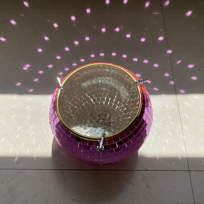 Cross-border Disco Ball Planter Hanging Mirror Spherical Plastic Flowerpot 09053826 9c0f 4cef 944c ddf07af90f01