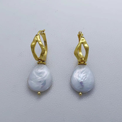 Trendy Vacuum Vapor Plating Gold High Color Retaining Earrings 090a9b20 9e9a 4866 b6d2 9d33aae230ab