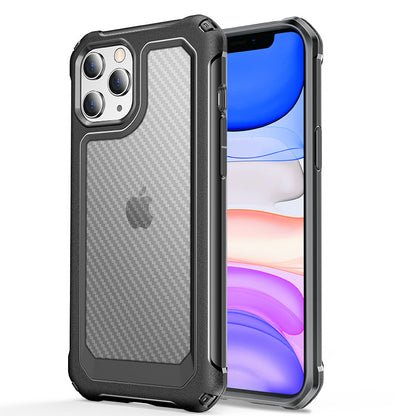 Carbon Fiber Transparent TPU PC Two-in-one Phone Case 090d7126 48cd 4e7a 90bf 3db94769de16