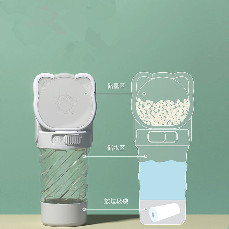 Three-purpose Pet Water Cup With Garbage Box 0918ccab d074 4ec1 b67a 44836722665a