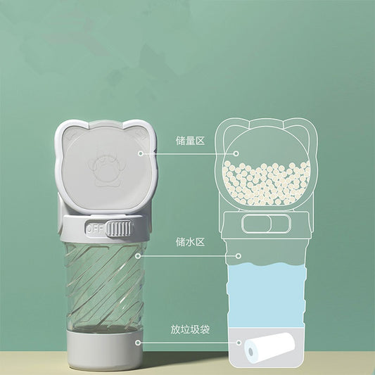 Three-purpose Pet Water Cup With Garbage Box 0918ccab d074 4ec1 b67a 44836722665a