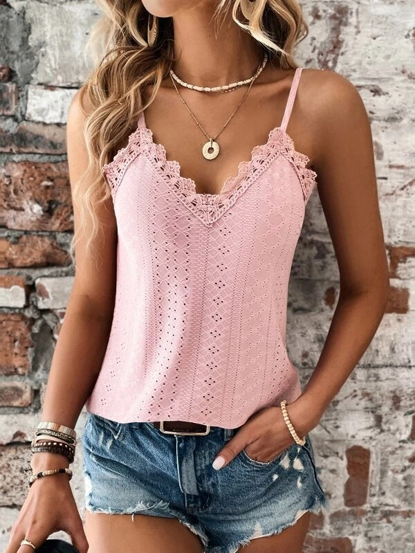 New Women's Clothing V-neck Lace Lace Sling Vest 091ab945 5134 42c9 bf3a c22ec0b5372b bbbe245a 4430 4fe5 ab6c f1927e21f523