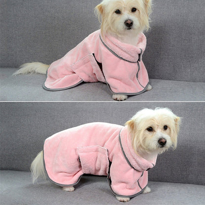 Quick-drying Pet Absorbent Towel Dog Bathrobe Pet Dog Bath Towel For Dogs Cats Microfiber Absorbent Pet Drying Towel Pet Supp