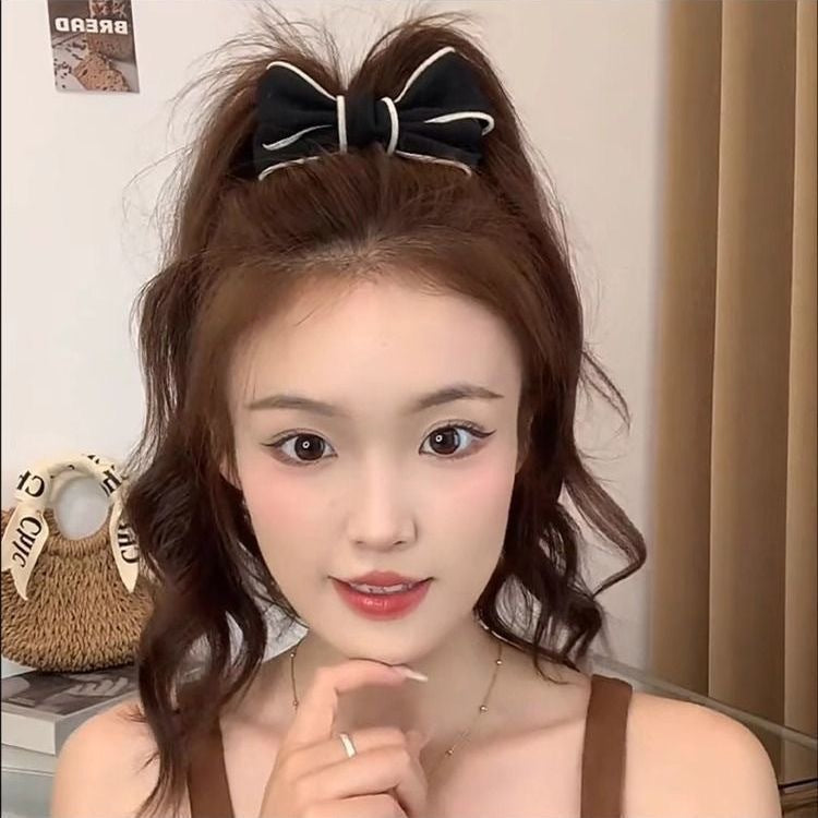 Autumn And Winter Maillard Bun High Ponytail Bow Claw Clip 095bf46c 3da0 4cac b3dc 1fbad0d25271
