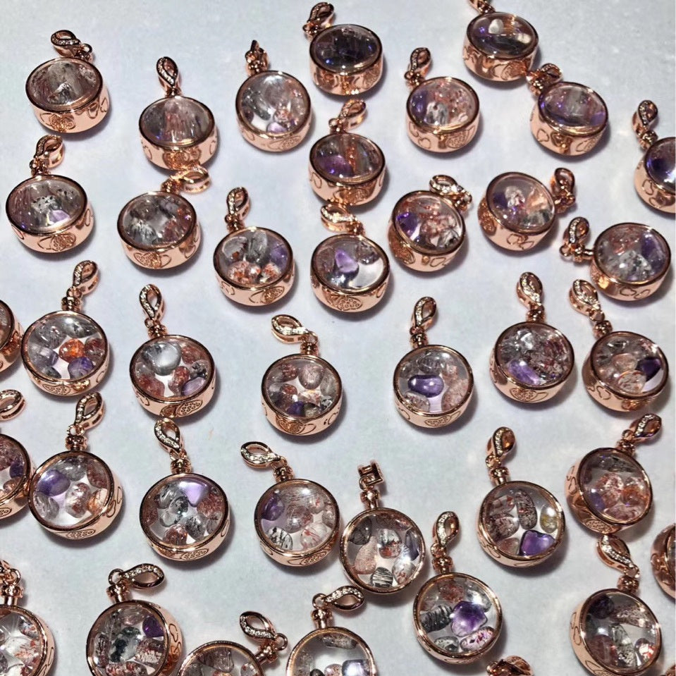 Super Seven Small Rough Stone Pendant Women's Crystal Necklace Small Pendant 095efcdd e4df 4c21 8e96 63cff19396cc