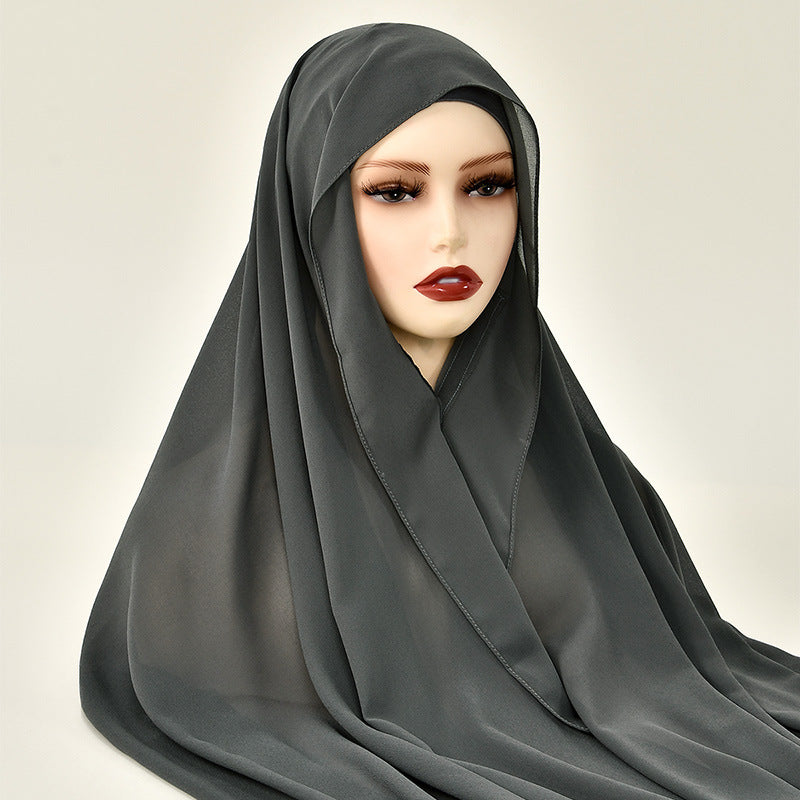 Lazy Chiffon Convenient Headscarf Magnetic Buckle Fixed 0963b50e 8ad2 4f32 947e 3b342805117e