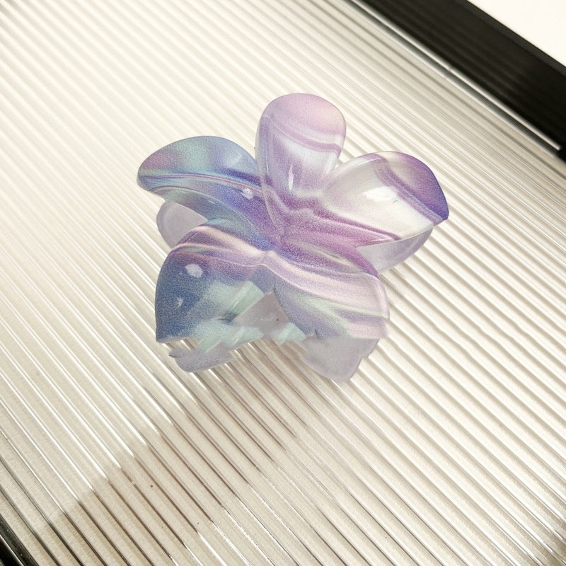 Korean Fashion Gradient Flower Hair Clip Creative Marble Pattern 0965a100 f9cc 4d97 ba58 82883614c495