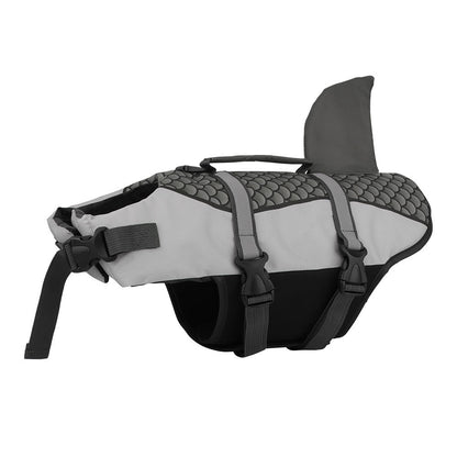 Swim Pet Dog Life Jacket Vest Clothes Life Vest Collar Harness Pets Swimming Summer Swimwear Scales Shark Pet Products 09751c