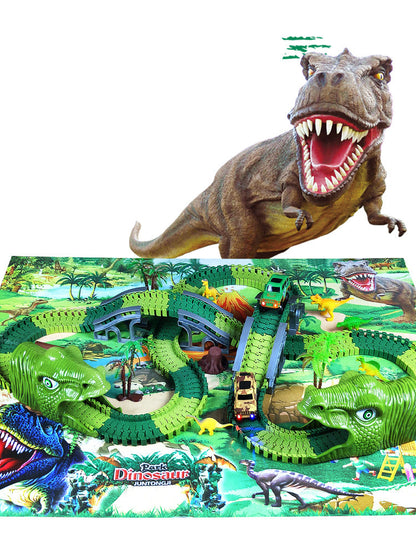 Children's Electric Assembled Track Racing Simulation Animal Tyrannosaurus Dinosaur Toy Puzzle Boy Gift 0975ef43 bd39 4366 bb