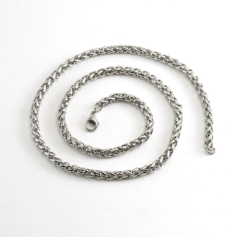 18K Gold Keel Chain Necklace Pendant Finished Chain Hip Hop - HD Wireless Product #9