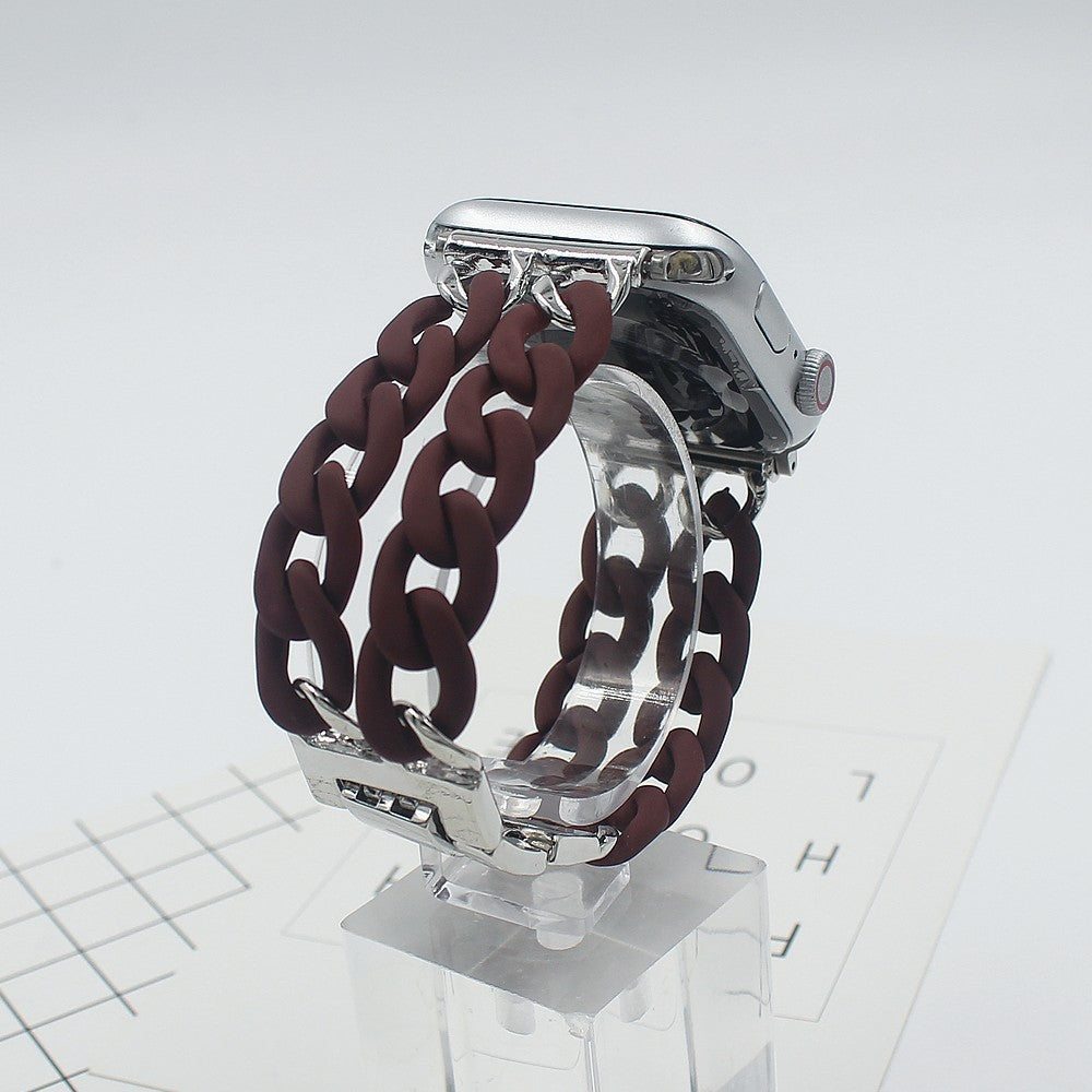 Resin Spliced Metal Strap Apple Watch 098e516b c2d6 46ce b2af 610666377286