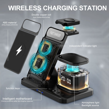 Creative Wireless Charging Three-in-one Folding Bracket 09960414 dfc6 4771 bfac 3e1b5c1ea284