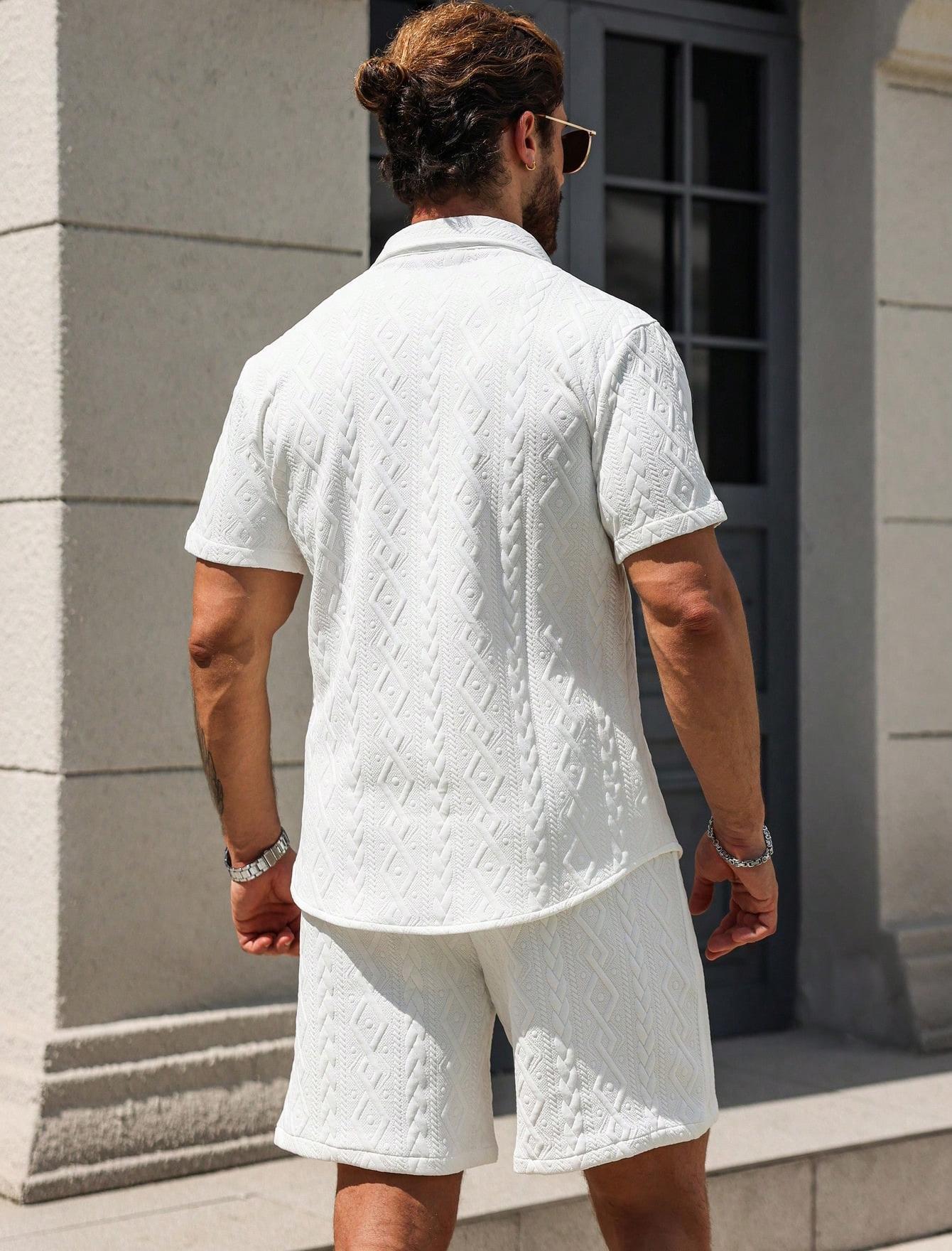 Men's Shirt Casual Loose Short Sleeves Shorts