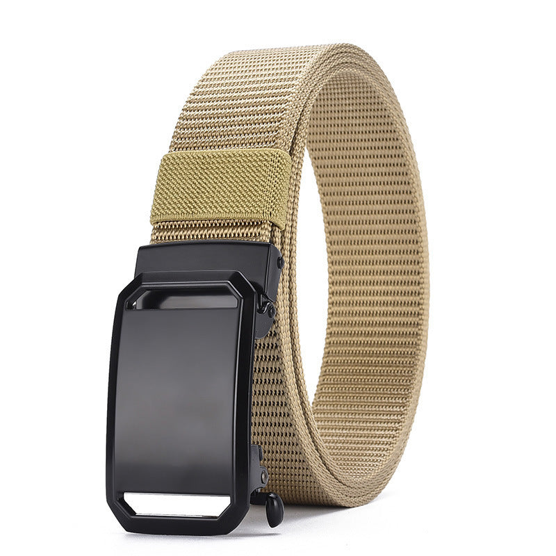 Men's Toothless Automatic Buckle Canvas Belt 09a6fe62 db08 4628 8707 06da628725a7