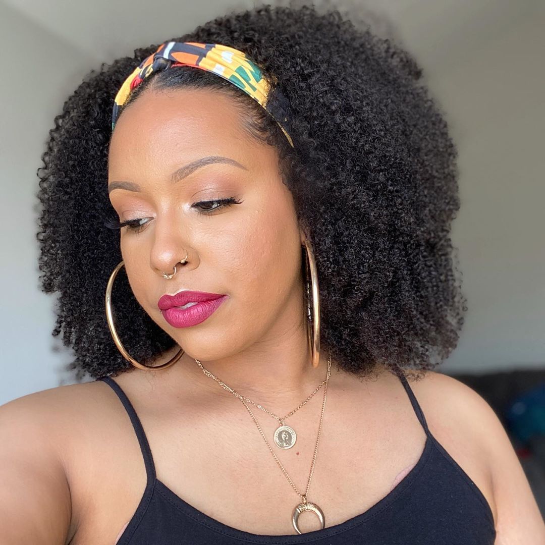 Black Hand Curl Small Curly Tube Binding Twist Fluffy Afro Wig 09baad9c 86b4 44c9 954e b3e54d329b85