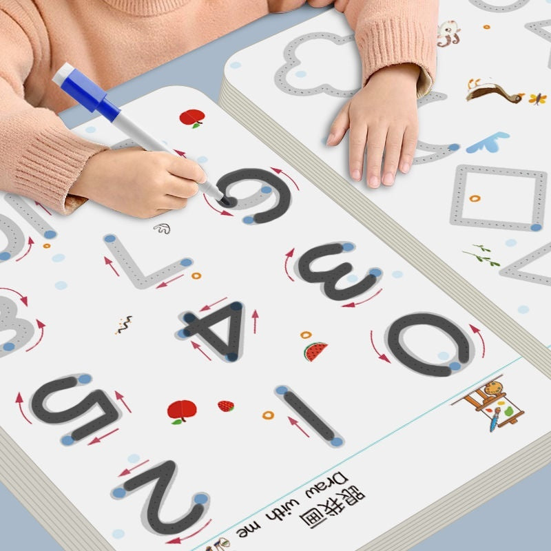 Children's Pen Control Training Copybook Stroke Drawing Point Line Picture Book Potential Development Cards 09c2c596 9a2d 422