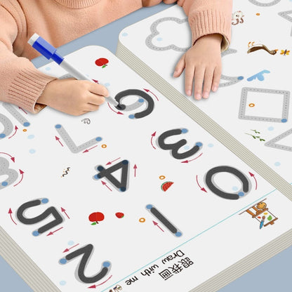 Children's Pen Control Training Copybook Stroke Drawing Point Line Picture Book Potential Development Cards 09c2c596 9a2d 422