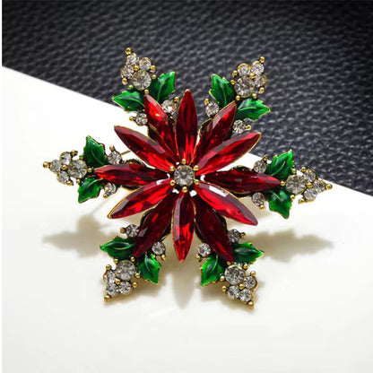 Glass Christmas Snowflake Brooch 09caecc6 2c42 474f ab72 8376f018e9e4