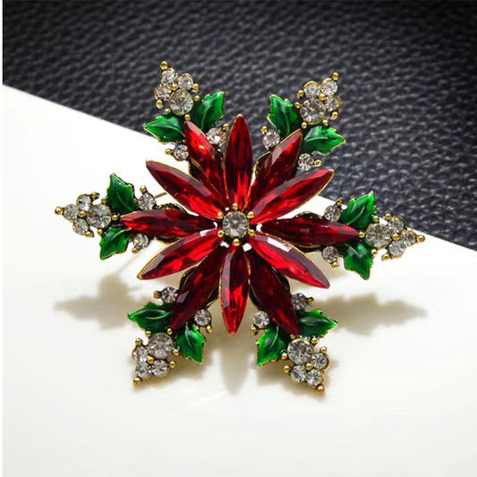 Glass Christmas Snowflake Brooch 09caecc6 2c42 474f ab72 8376f018e9e4