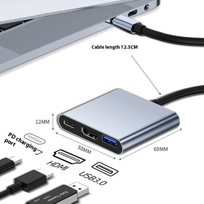 Type-c 7-in-1 Expansion Dock HDMI Projection Screen Usb Hub30 Multi-function Cable Seperater - 图片 10