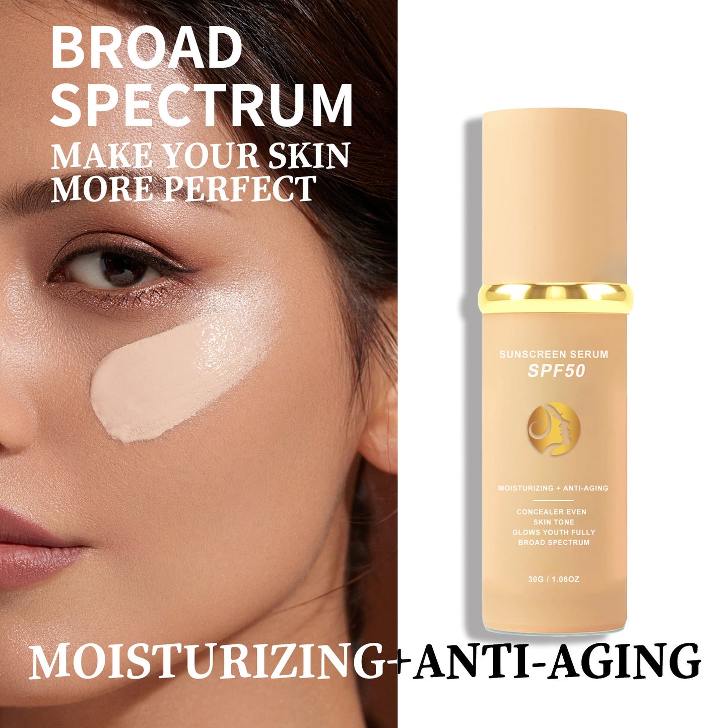 Brightening Skin Color Naturally Moisturizing Concealing Foundation