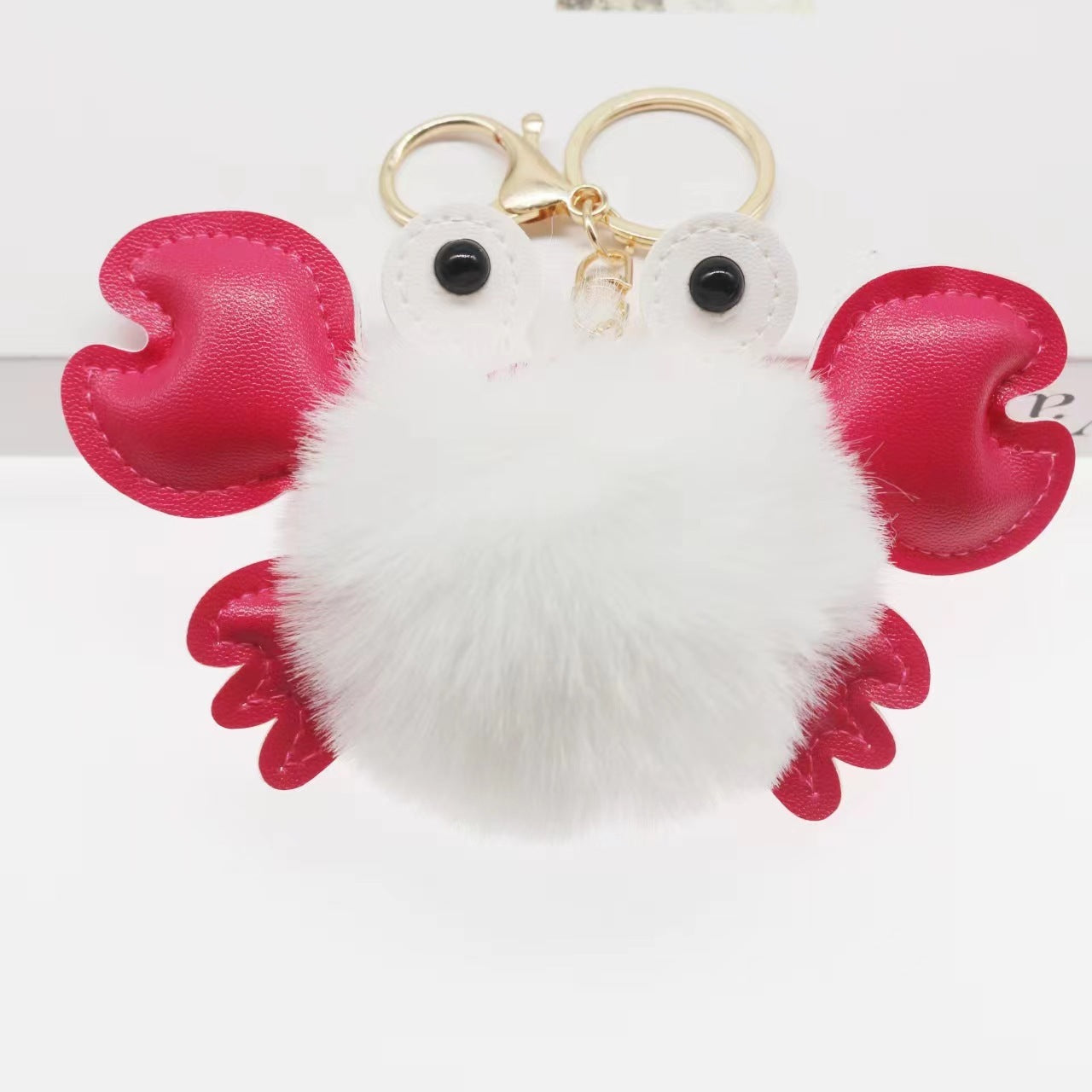 Cartoon Cute Crab Keychain Pendant 09f53171 a17d 4c1f b8cb d54824a7d622