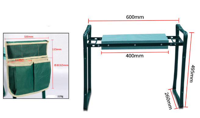 Garden Kneeling Stool Non-slip Garden Kneeling Chair With Tool Kit Folding Stool 0a00b30e 602e 40ee 8037 afcd86638abd