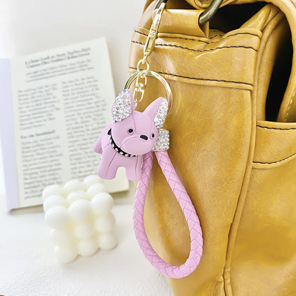 Cute Puppy Blue Key Exquisite Pendant With Keychain 0a0a4190 2a38 4b51 bdfe 0981aae32af1